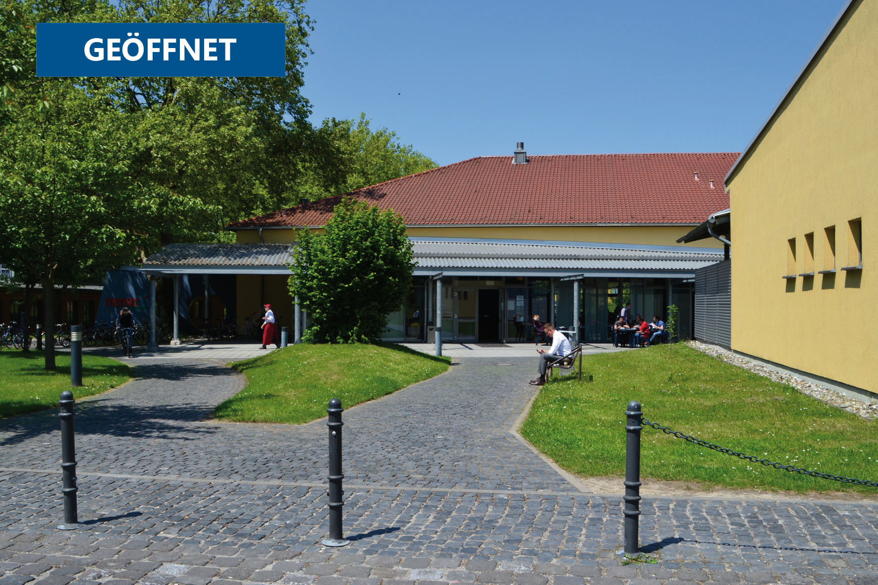Außenansicht der Mensa Soest
