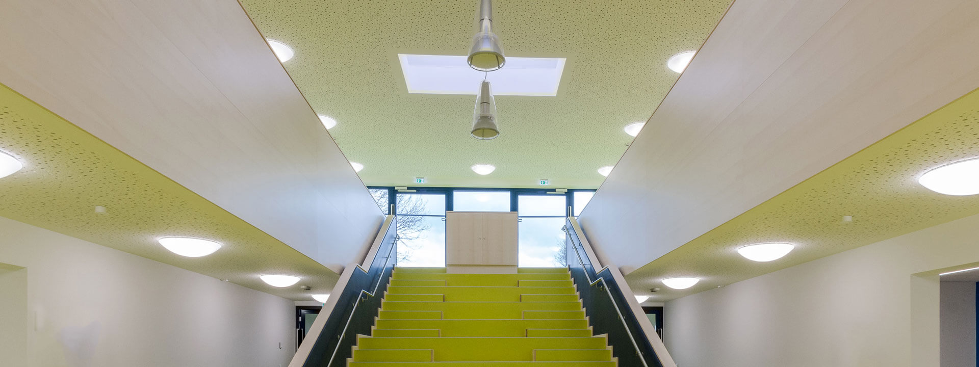 Der Kita-Neubau, Eingangsbereich.