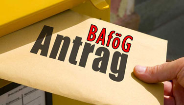 BAfög-Antrag am Briefkasten